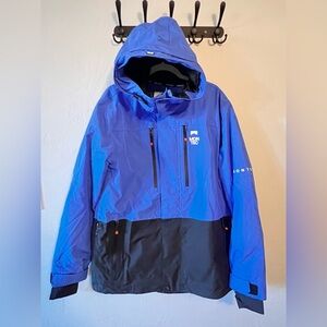 Montec Fawk Snowboard Jacket Men Cobalt | Large *Free Heattech Tops*